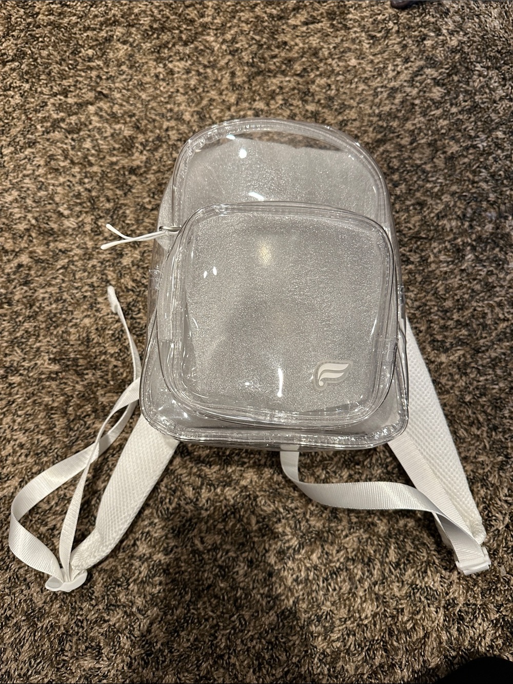 NWT Fabletics Clear Backpack